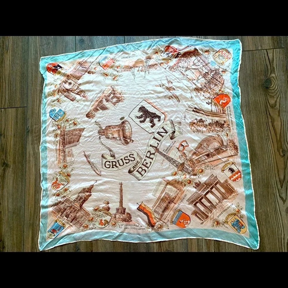 Berlin Souvenir Silk Scarf